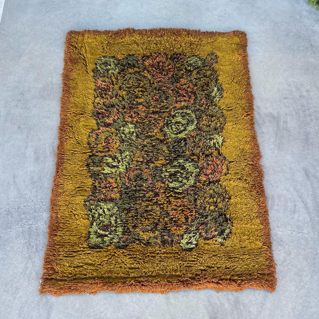 Scandinavian Mid-Century Woollen Rya