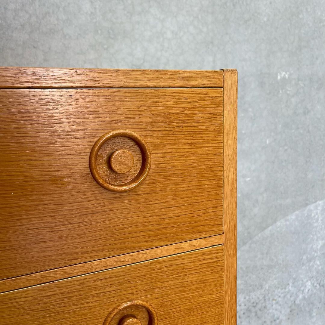 Scandinavian Mid-Century Chest of Drawers in Oak - Image 2