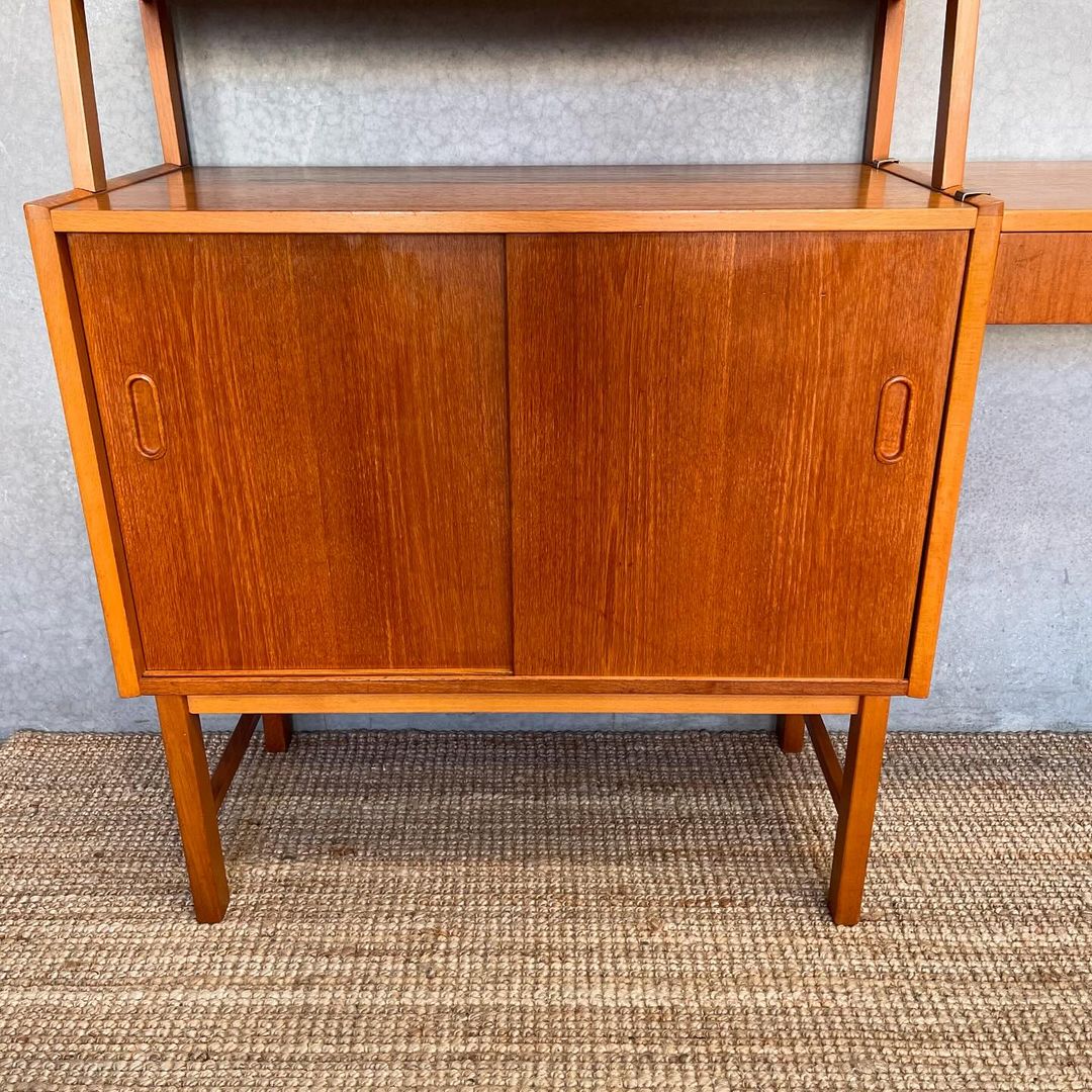 Mid-Century Scandinavian Wall Unit