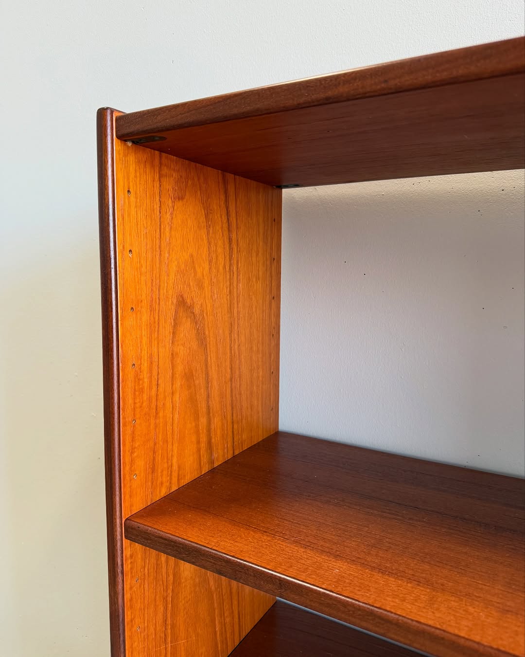 Mid-Century Scandinavian Double Bookshelf (2)